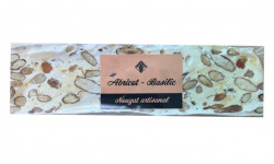 Chaloin Chocolats - Barre de Nougat Artisanal Abricot-Basilic 100g