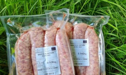 Ferme du Groin à L’Airbe - 4 saucisses de porc plein air 