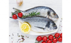 Poissonnerie Paon - Dorade Royale : Entier vidé écaillé, A la pièce, 600 g - 800 g