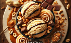 Les Garçons Glaciers - Crème Glacée BIO Cacahuète caramel chocolat 365ml