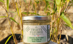 La Truite Fleurie - Rillette de truites au basilic et baie Timur