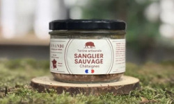 Venandi Sauvage par Nature - Terrine Sanglier Sauvage Français aux Châtaignes - 12x180g