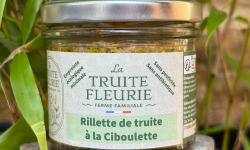 La Truite Fleurie - Rillettes de truite ciboulette 90g