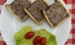 Ferme Guillaumont - PATE EN CROUTE DE CERF AUX GIROLLES X 2 TRANCHES
