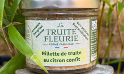 La Truite Fleurie - Rillettes de truite citron confit 90g