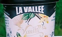 Les Glaces de la Vallée - Coffret Mini crèmes glacées Vanille "la Vallée" 12 pots de 120 ml