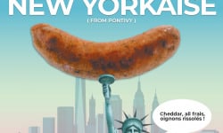 Le Lavandier Charcutier Pontivy - Saucisse New Yorkaise x4 (560gr)