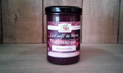 Le Domaine du Framboisier - Confiture allégée en sucre Framboise et Groseille 250g