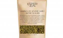 Esprit Zen - Graines de Sésame grillé arôme Wasabi - Sachet 100g
