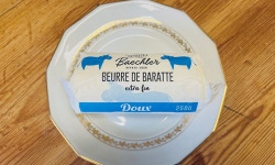 Ferme Sereine en Périgord - Beurre BAECHLER de Baratte X10– pasteurisé DOUX à 82% de MG - 10X250g - Extra fin