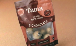 Tama - Cookies surgelés Prêts à cuire 2 chocolats 24 pièces (3 sachets de 8)