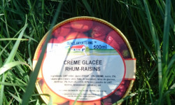 Les Glaces de la Promesse - Glace Rhum-raisins
