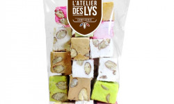 Ferme Joos - Tendres nougats l'atelier des Lys: Framboise, Pistache, Moka