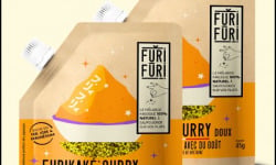 FuriFuri - Condiment sésame & algues- Furikake Curry Doux 12x45g