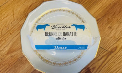 Ferme Sereine en Périgord - Beurre BAECHLER de Baratte – pasteurisé DOUX à 82% de MG - 250g - Extra fin