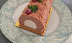 Le Jardinier Glacier - BUCHE GLACEE PECHE DE VIGNE/VANILLE 6 A 8 PERS