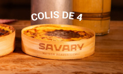 Maison Savary - Colis de 4 Flans Bois Nature ( 1400 g)