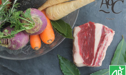Domaine des Alliers -  Bœuf d'exception - Plat de côte sur os, à pot-au-feu, bœuf AOC Maine-Anjou, BIO – 340 g [SURGELÉ]