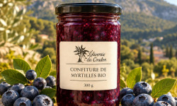 L'OLIVERAIE DU COUDON - CONFITURE DE MYRTILLES BIO 300g