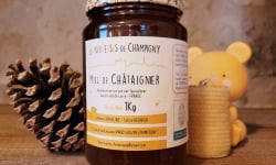 Les Butineuses de Champigny - Miel de Châtaignier BIO - 1000g