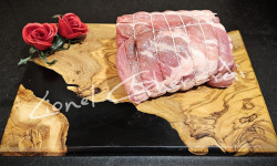 Boucherie Charcuterie Traiteur Lionel Ghérardi - Rôti d'Echine de Porc sans Os Label Rouge - 1200g
