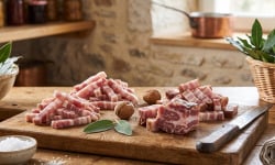 La Ferme du Louvier - Lardons nature 200g de porc élevé en plein air