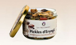 Les Myconautes - Pleurotes eryngii marinés Bio - Bocal 215g