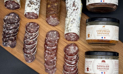 Venandi Sauvage par Nature - Assortiment apéritif 100% sauvage: 5 Terrines et 4 Saucissons de gibiers