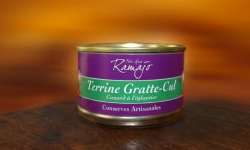 Maison Ramajo - Terrine Gratte-Cul - terrine de canard à l'églantier 120g