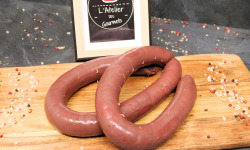 L'Atelier des Gourmets - Boucherie Charcuterie en Provence - Boudin Noir Campagnard - 600gr