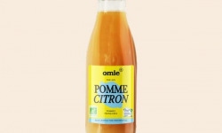 Omie - Jus de pomme & citron jaune bio - pommes du Val de Loire - 75 cl