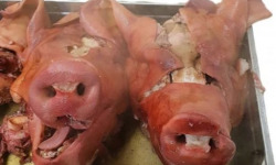 Ferme de la Paumerais - TETE DE PORC EPUCHEE COMPLETE CUITE - 2 Kg (x1)