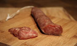 Les Jambons de Lessay - Saucisse Sèche de poulet 120g - Boyau de Porc