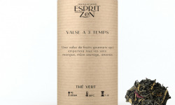 Esprit Zen - Thé Vert "Valse à 3 Temps" - mangue - mûre sauvage - ananas - Boite 100g
