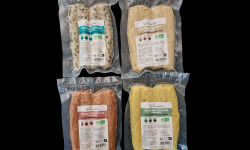 Les Saisissantes - Assortiment dégustation 4 recettes (soit 4 paquets de 4 saucisses de 55g)
