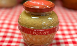 Domaine des Terres Rouges - Moutarde aux 3 Poivres 200 g