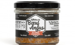 Des Hommes et des Boeufs - Rillettes de boeuf Angus au piment d'Espelette - 90 g x 6