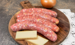 Maison Lascours - Saucisse Raclette Oignon Confit - 500 g