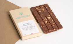 Aurélien Plassard Chocolatier - Tablette lait 37% riz soufflé caramélisé