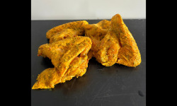 La Ferme de Charnioux - Ailes de poulet marinées Moutarde élevé en plein air - 2kg