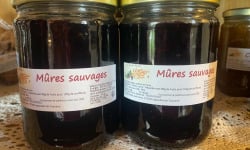 Des Poules et des Vignes à Bourgueil - Confiture de mûres (600gr)