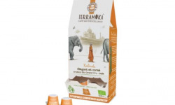 TERRAMOKA - Café KALINDIA x60 CAPSULES Home Compost Type Nespresso