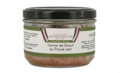 Maison PAPILLON - Artisan depuis 1955 - Terrine de Bœuf Aubrac au Poivre Vert 160g