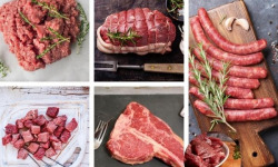 Les Délices du Scamandre - [SURGELÉ] Colis Familial de Viande de Taureau  Bio +/- 5 kg