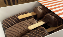 Les Garçons Glaciers - Lot de 8 Eskimauves Chocolat Au Lait BIO