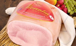 Ferme de la Paumerais - JAMBON CUIT SUPERIEUR AVEC COUENNE A LA FLEUR DE SEL x1 -7. 5 Kg