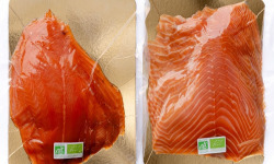 Le Fumoir Gastronomique - Saumon fumé filet en 2 paquets sans intercalaires Bio 1,8kg