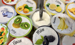 La Ferme du Val Vermand - Yaourts au lait de chèvre sur lit de fruit x12