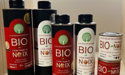 La Noyeraie des Borderies - HUILE VIERGE DE NOIX BIO Pressée à chaud ou à Froid 50 cl