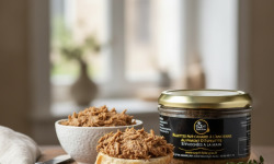 Esprit Foie Gras - Rillettes pur canard à l’ancienne au piment d’Espelette – effilochées à la main – 180 g